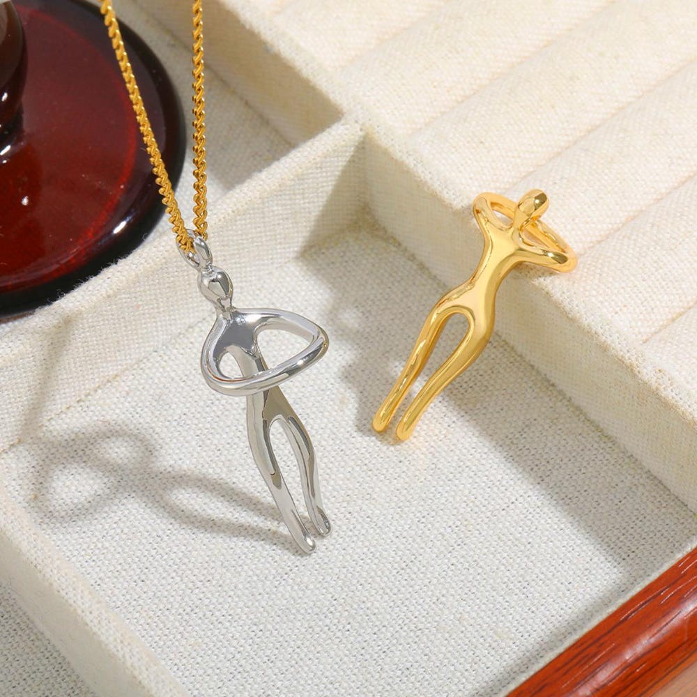 Love Token Embrace Necklace