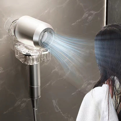 Adjustable Hair Dryer Holder No Drill Needed