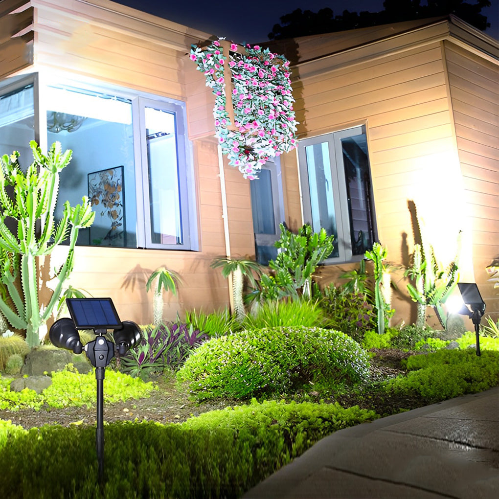 Solar Powered Motion Sensor Outdoor Garden Lights