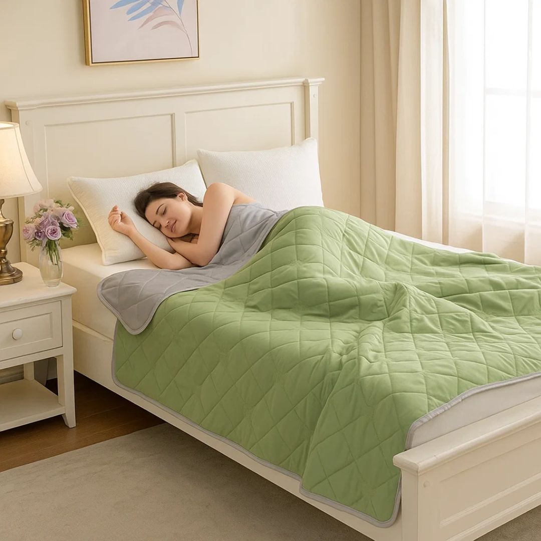Breathable Cool Blanket for Night Sweats Relief