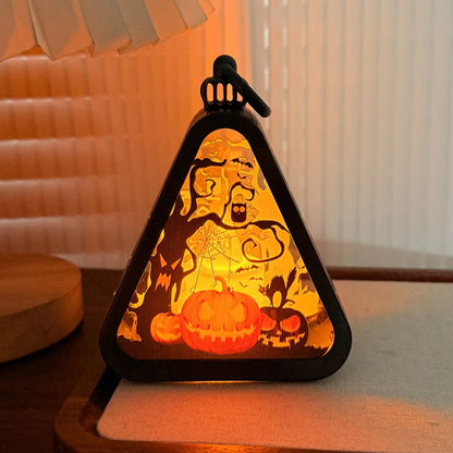 Spooky Black Halloween Table Light
