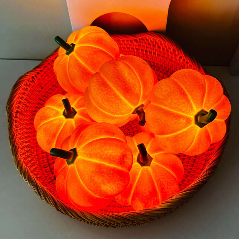 Colorful Halloween Pumpkin Bedside Night Lamp