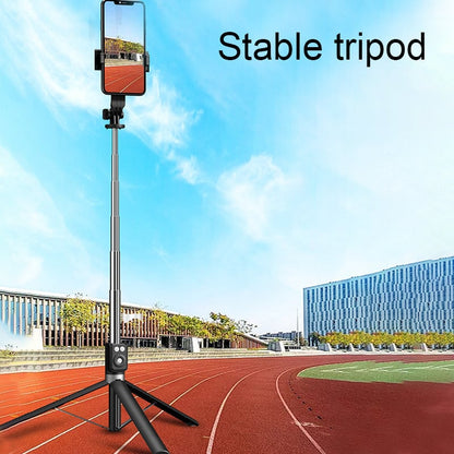 Portable 6in1 Selfie Stick With LED Light