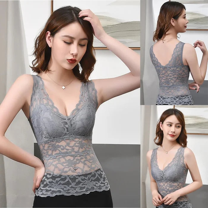 Pretty Lace Cami Vest for Women