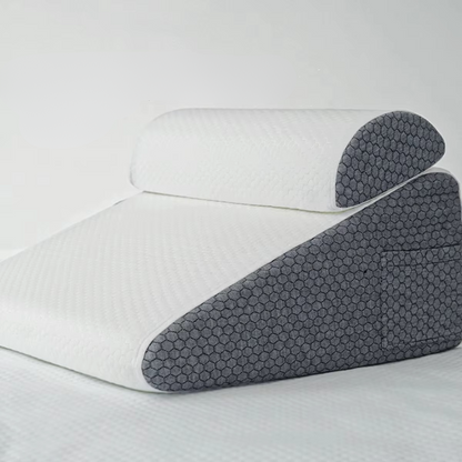 Contour Support Memory Foam Bed Wedge Pillow with Soft Covers - Cofik