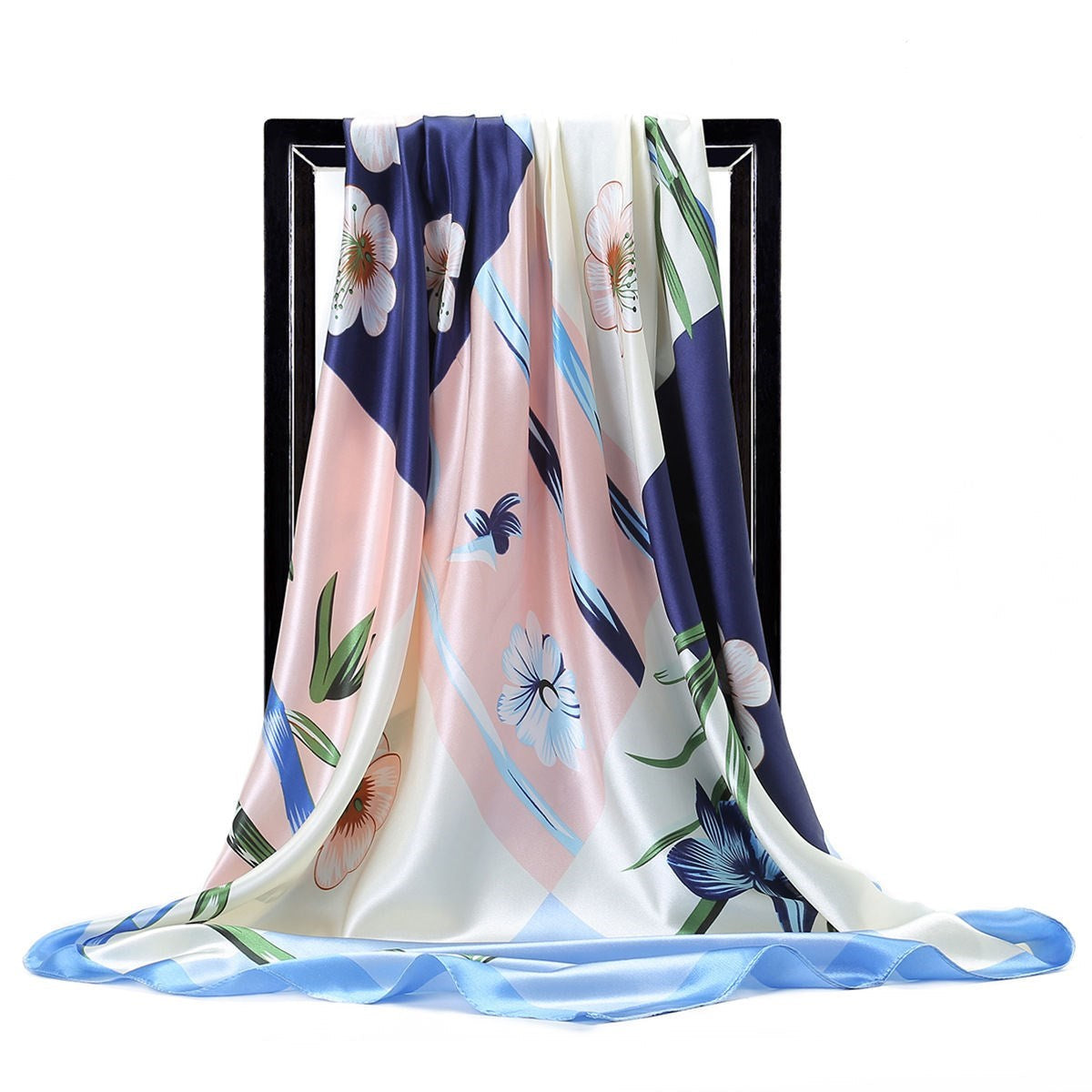Big Soft Lightweight Square Silk Scarf