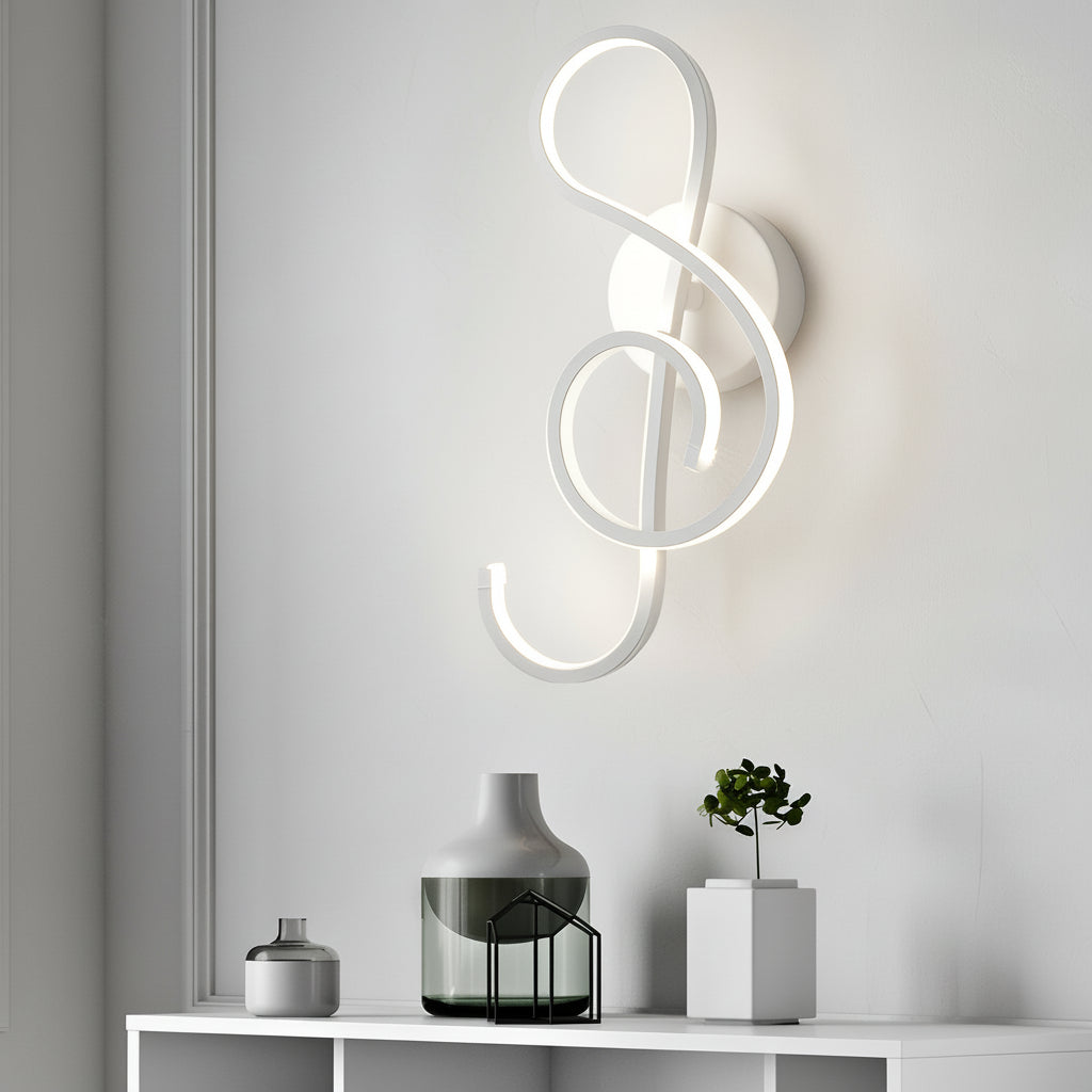 Contemporary Music Theme LED Wall Light