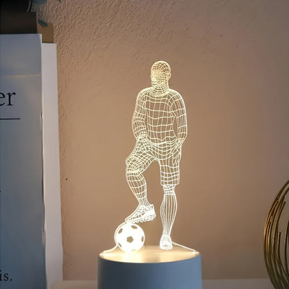 Cool Football 3D Table Lamp