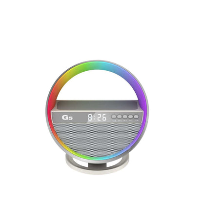 Wireless Charging Bluetooth Speaker with Colorful LED Light