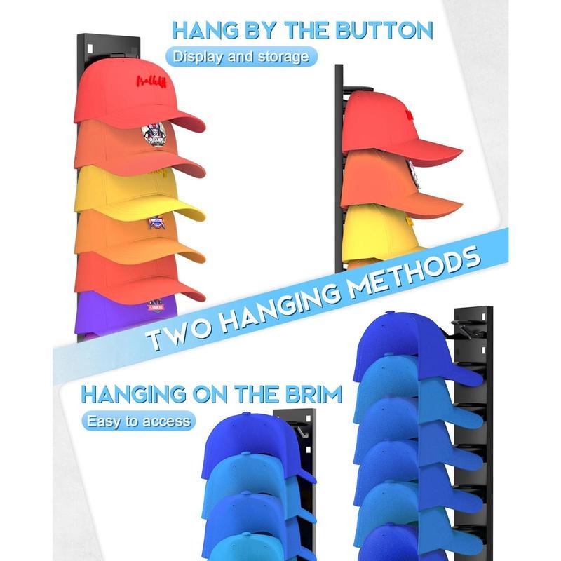 Space Saving Wall Hat Rack