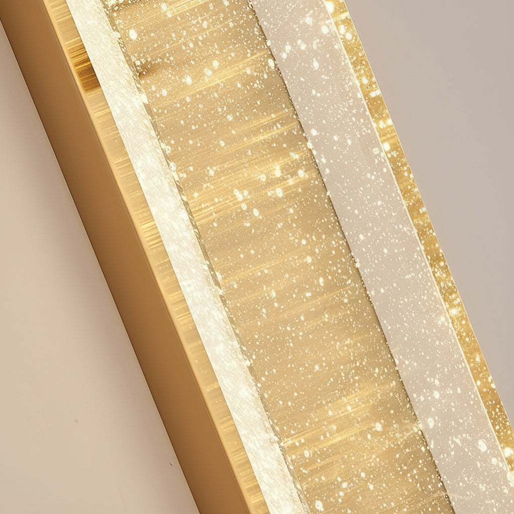 Elegant Glass LED Dimmable Wall Light