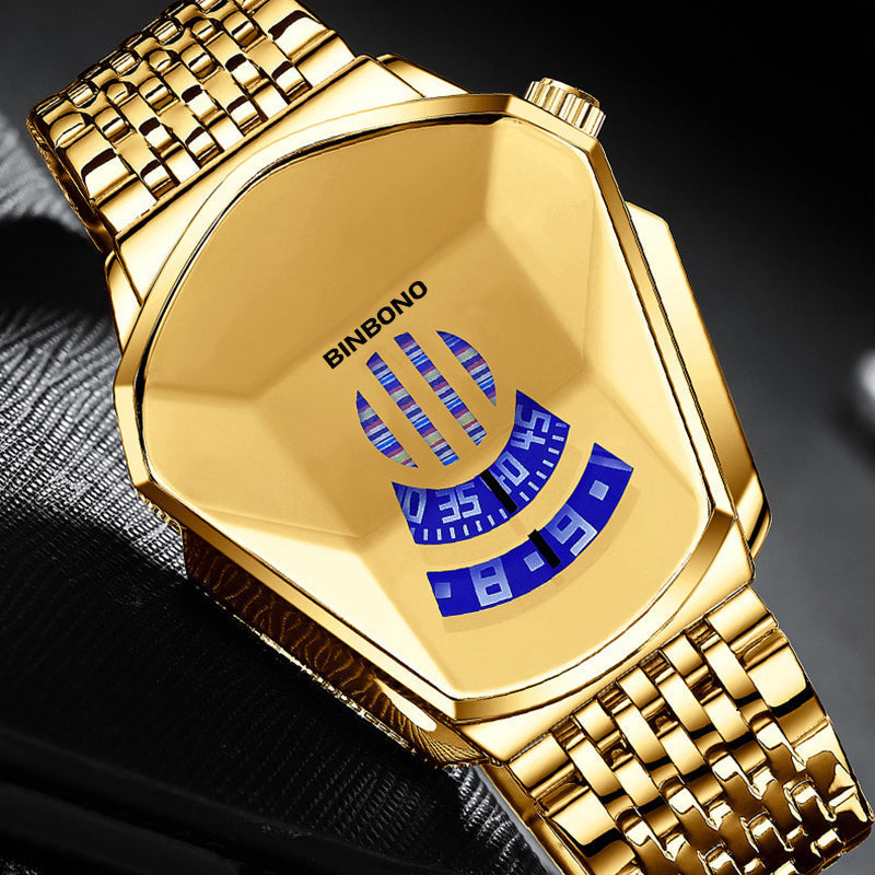Men's Luxury Quartz Diamond Watch