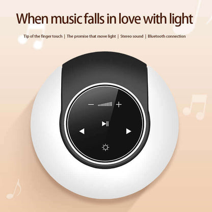 Compact LED Desk Lamp with Bluetooth Speaker