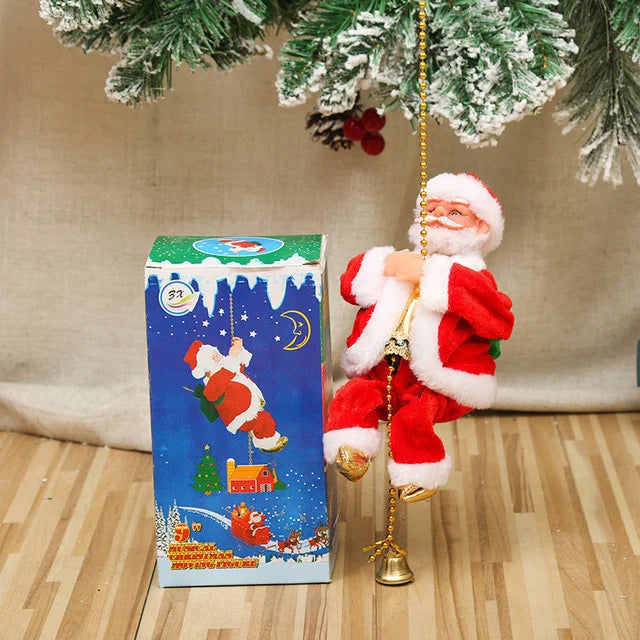 Fun Christmas Climbing Santa Decoration