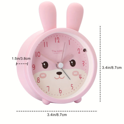 Kids Sleep Clock with Soft Nightlight & Cute Bunny Design
