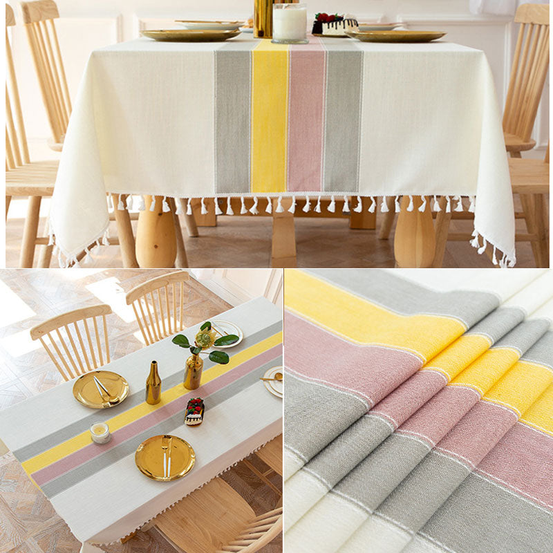 Easy Care Waterproof Tablecloth for Kitchen Dining