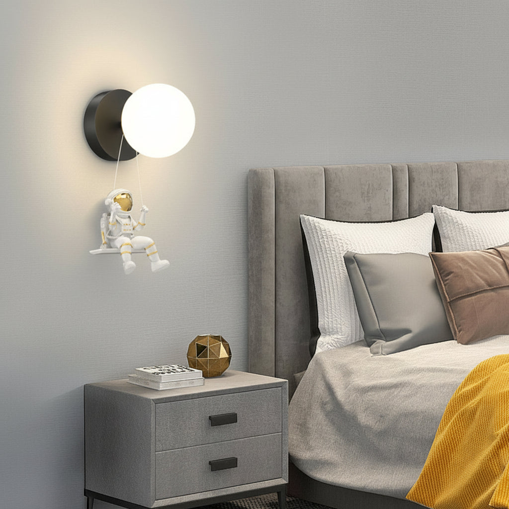 Contemporary Round LED Wall LightFixture