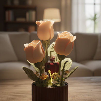 Colorful LED Flower Table Lamp