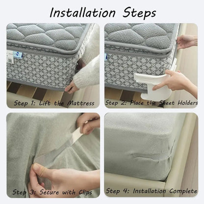 Universal Bed Sheet Straps Set