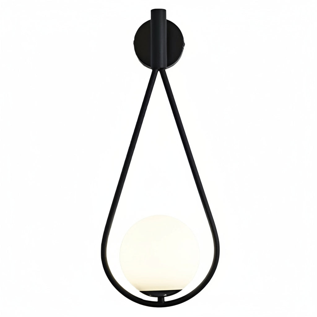 Modern Glass LED Wall Light Fixture