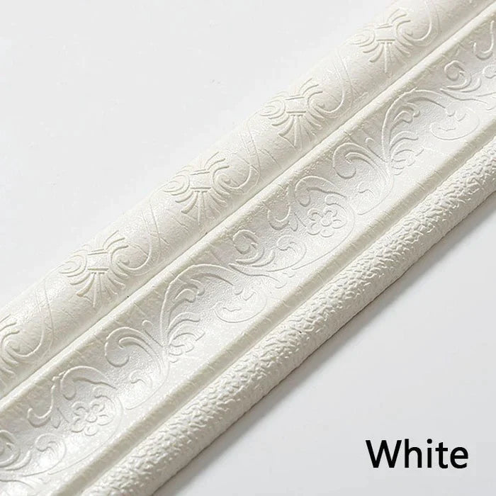 Eco-Friendly Self-Adhesive 3D Wall Trim
