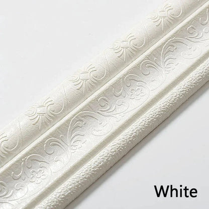 Eco-Friendly Self-Adhesive 3D Wall Trim