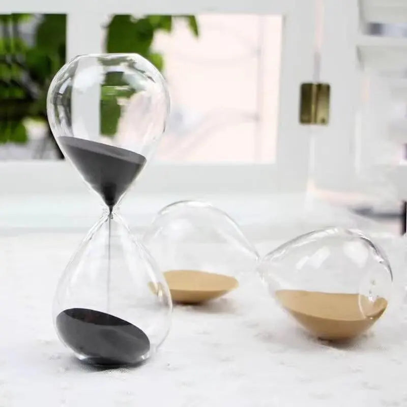 Unique Glass Sand Timer Hourglass Decoration