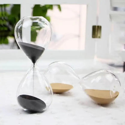 Unique Glass Sand Timer Hourglass Decoration