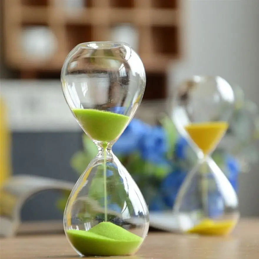 Unique Glass Sand Timer Hourglass Decoration