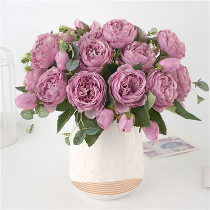 Beautiful Fake Flower Peony Arrangement