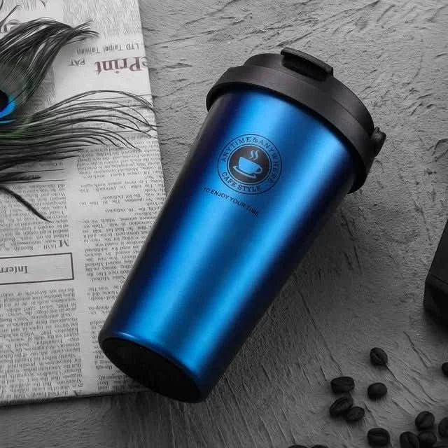 Thermal Stainless Steel Travel Cup 500ml Spill Proof