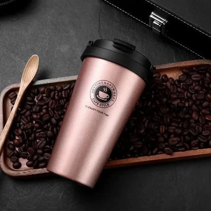 Thermal Stainless Steel Travel Cup 500ml Spill Proof