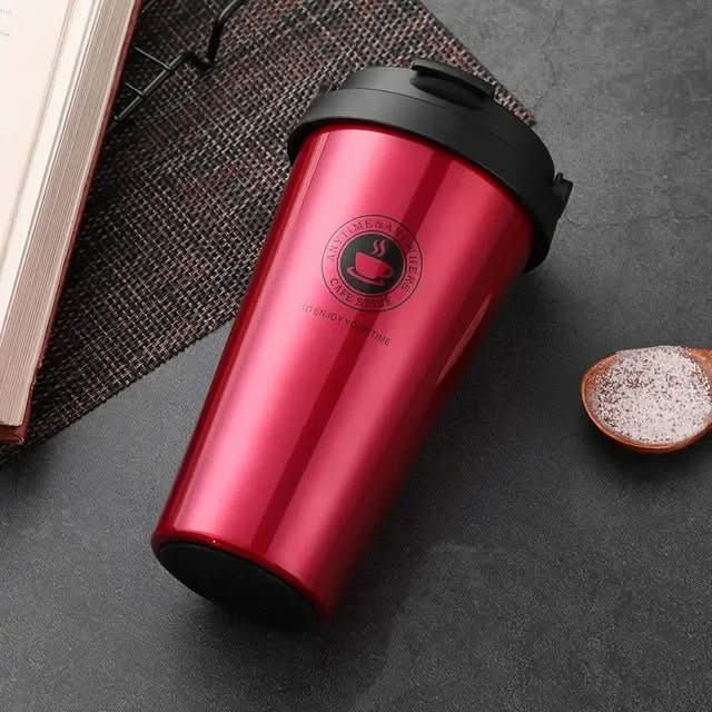 Thermal Stainless Steel Travel Cup 500ml Spill Proof