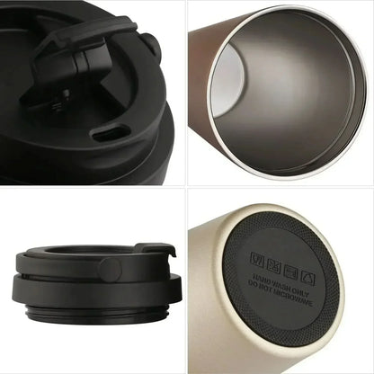 Thermal Stainless Steel Travel Cup 500ml Spill Proof