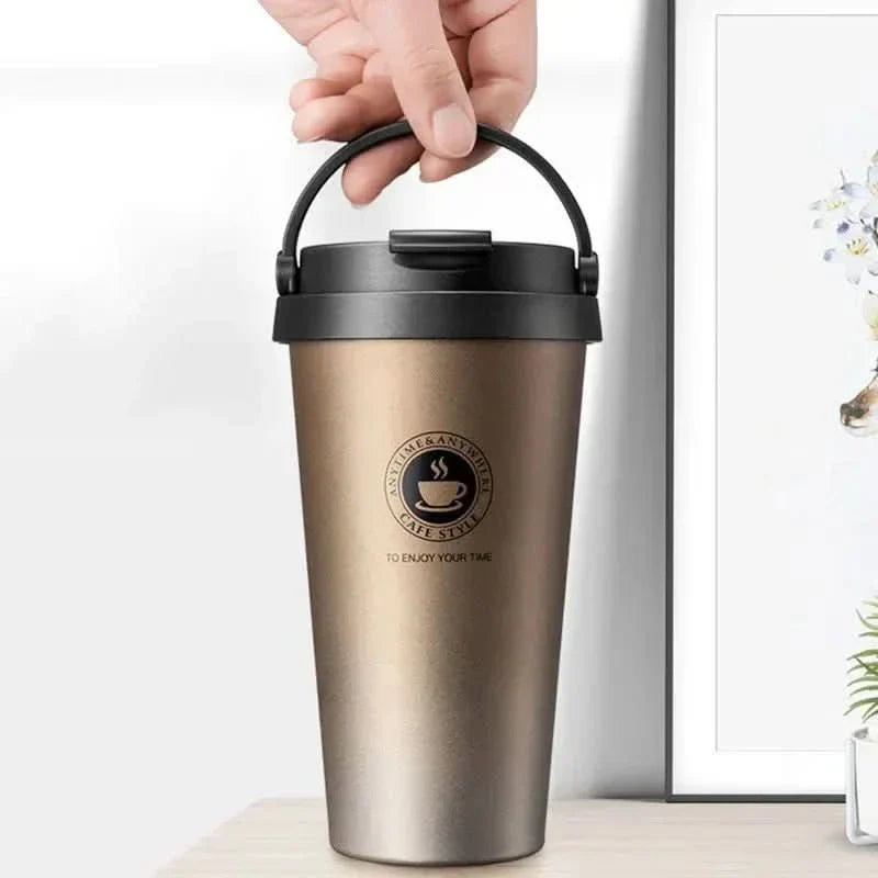Thermal Stainless Steel Travel Cup 500ml Spill Proof