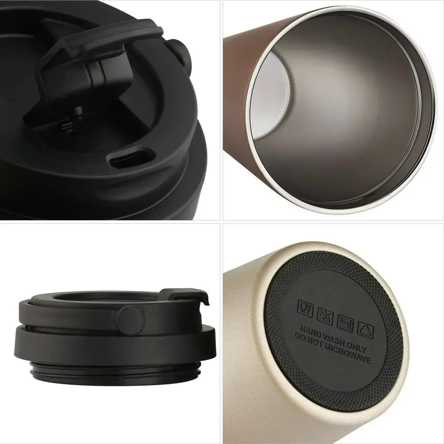 Thermal Insulated Stainless Steel Coffee Mug 500ml