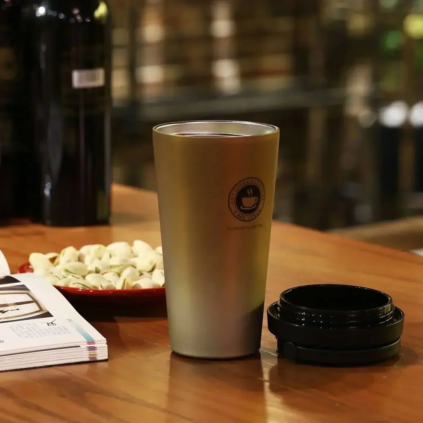 Thermal Insulated Stainless Steel Coffee Mug 500ml