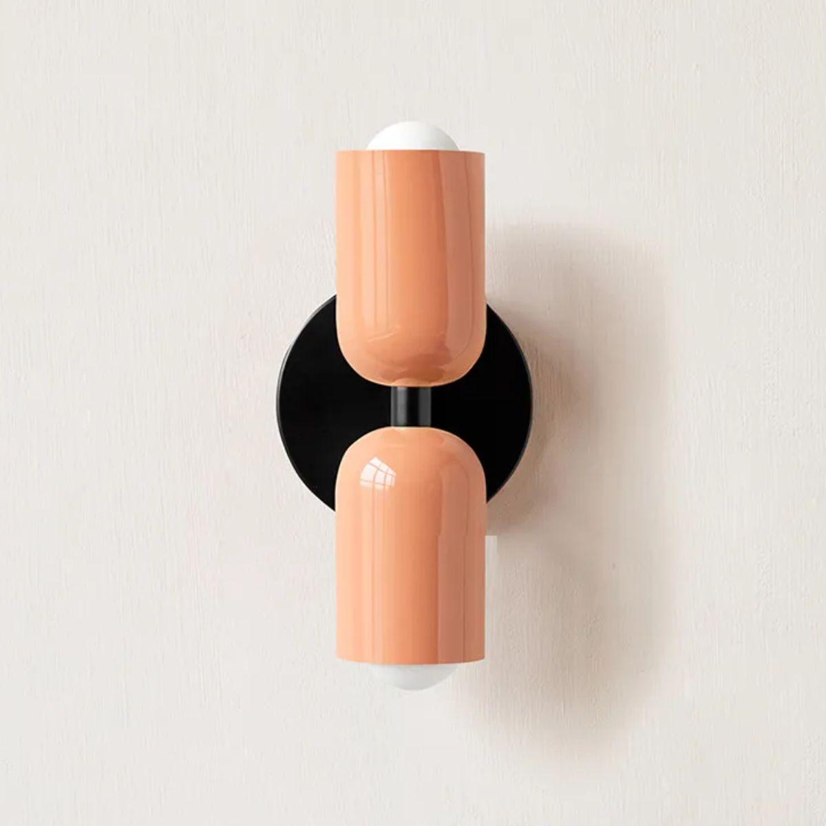Contemporary Clear Dual Shade Wall Light