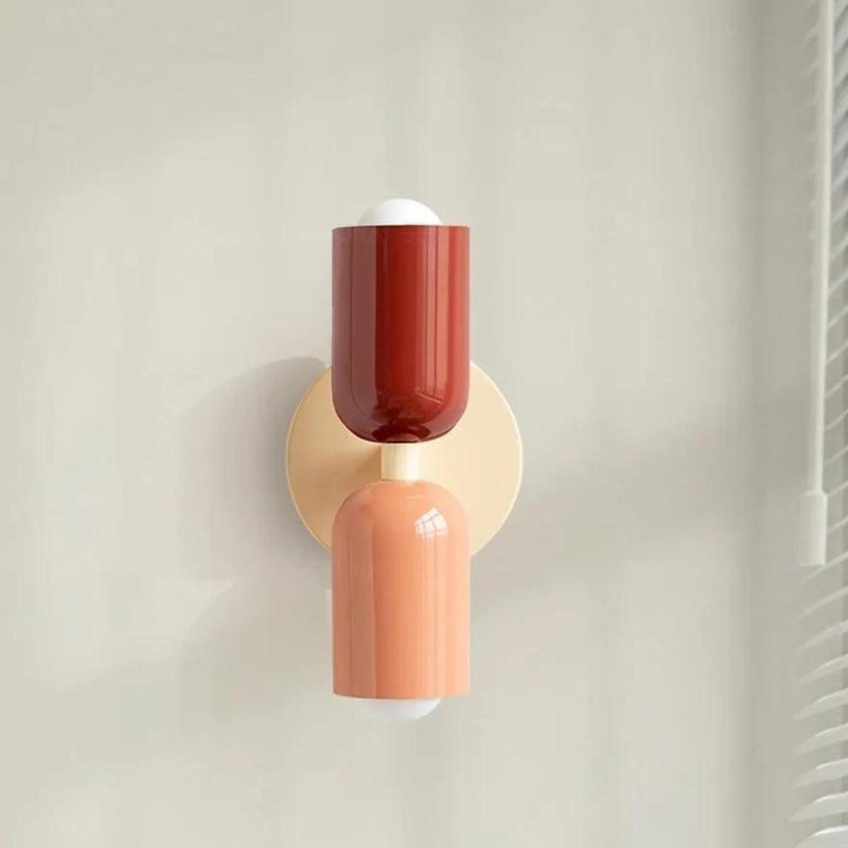 Contemporary Clear Dual Shade Wall Light - Cofik
