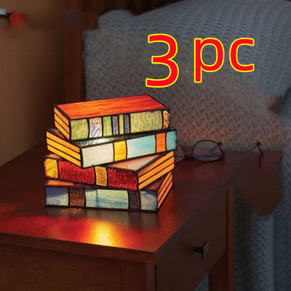 Classic Table Lamp with Book Design