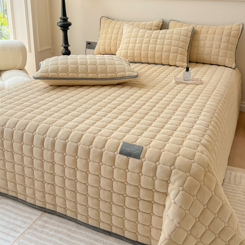 Plush Microfiber Bed Cover