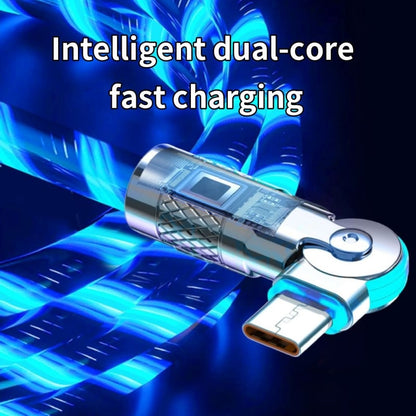 Fast Magnetic Phone Charger Cable with 540° Rotation