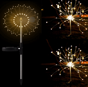Outdoor Solar String Lights Copper Wire Fairy Lights