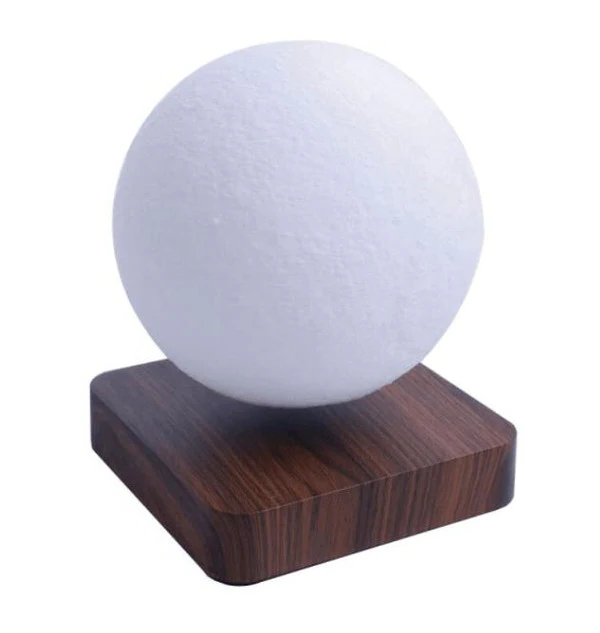 Glowing Orb LED Moon Table Lamp