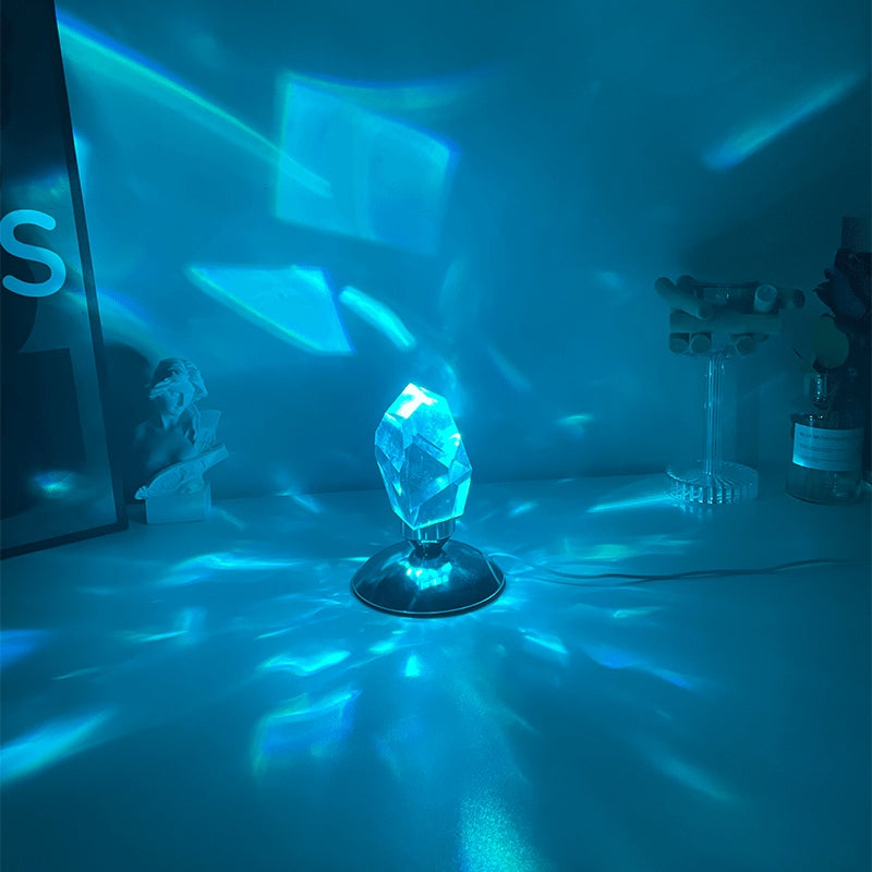 Sparkling Glass Table Lamp