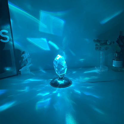 Sparkling Glass Table Lamp