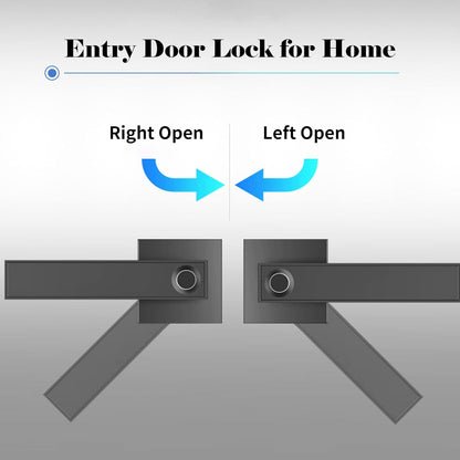 Digital Fingerprint Door Lock with Key and 30 User Codes