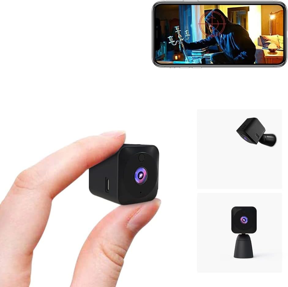 Small WiFi Home Security Camera 4K Night Vision - Cofik