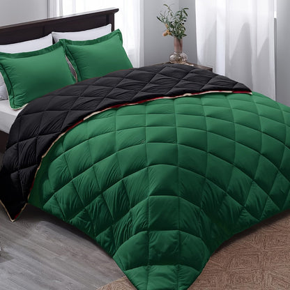 Soft Reversible Microfiber Duvet Cover Set