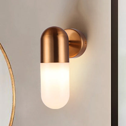 Modern Metal Wall Lamp Black White Gray